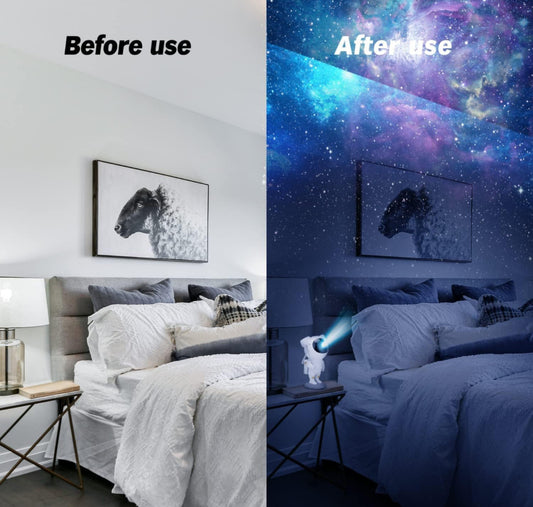 Astronaut Galaxy Lamp